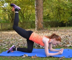 Beautiful yoga movements Stock Photo 06