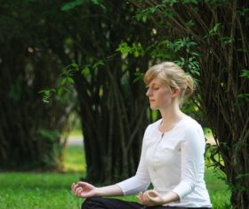 Beautiful yoga movements Stock Photo 10
