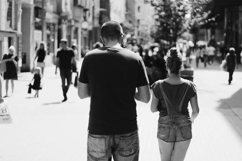 Black and white photography couple Stock Photo 07 free download