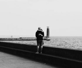 Black and white photography couple Stock Photo 10