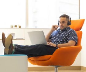 Business men at work Stock Photo 02