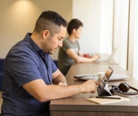 Business men at work Stock Photo 04