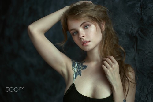 Charming Russian girl Stock Photo