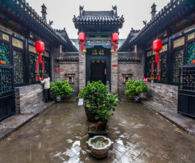 China Pingyao Humanities Landscape Stock Photo 01