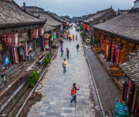 China Pingyao Humanities Landscape Stock Photo 04