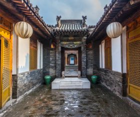 China Pingyao Humanities Landscape Stock Photo 07