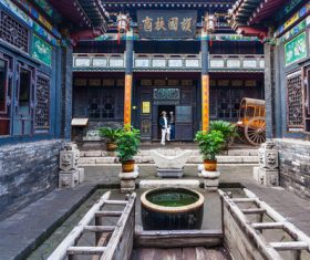 China Pingyao Humanities Landscape Stock Photo 08