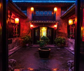 China Pingyao Humanities Landscape Stock Photo 13