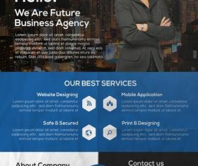 Corporate Flyer Design PSD Template