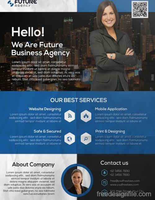 Corporate Flyer Design Psd Template Free Download