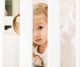 Cute blond little girl Stock Photo 01