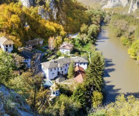 Different styles of monastery Stock Photo 11