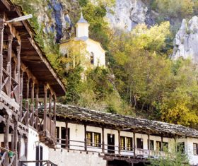 Different styles of monastery Stock Photo 12