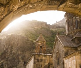 Different styles of monastery Stock Photo 13