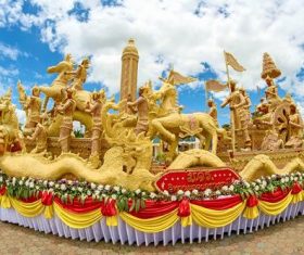 Exquisite carving float Stock Photo 01