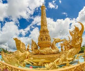 Exquisite carving float Stock Photo 02