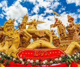 Exquisite carving float Stock Photo 03