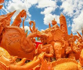 Exquisite carving float Stock Photo 05