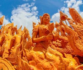 Exquisite carving float Stock Photo 09