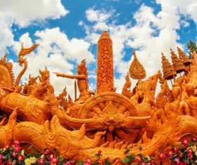 Exquisite carving float Stock Photo 11