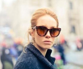 Female wearing sunglasses Stock Photo 08