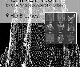 Fishnet HD Photoshop brushes