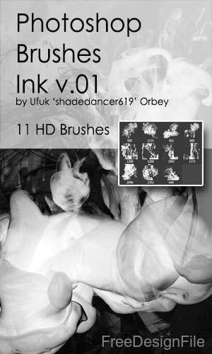 Ink HD Photoshop brushes