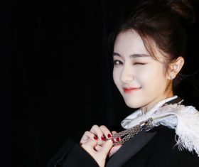 Lovely naughty Asian girl Stock Photo 01