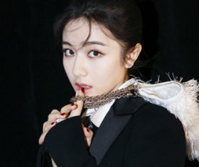 Lovely naughty Asian girl Stock Photo 02