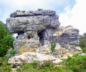 Magical natural rock Stock Photo 02