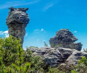 Magical natural rock Stock Photo 03