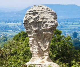 Magical natural rock Stock Photo 05