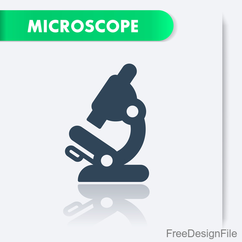 Microscope laboratory icon