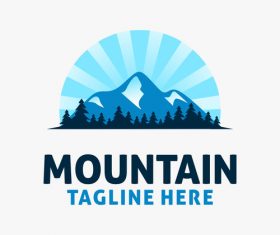 Mountain logo design vectors 01