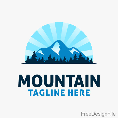 Mountain logo design vectors 01