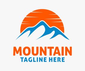 Mountain logo design vectors 02