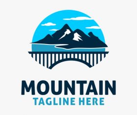 Mountain logo design vectors 03