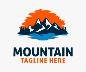 Mountain logo design vectors 06 free download