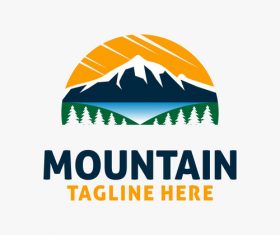 Mountain logo design vectors 09