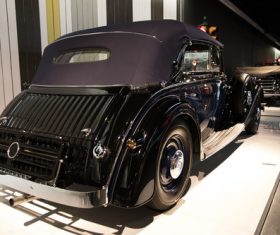 Old-fashioned brand car exhibition Stock Photo 02