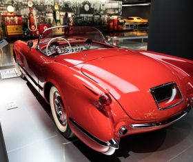 Old-fashioned brand car exhibition Stock Photo 03