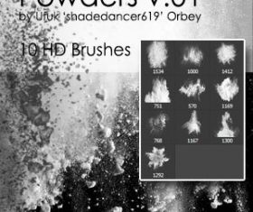 Powders HD Photoshop brushes