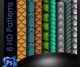 Roof Tiles Seamless Photoshop Patterns