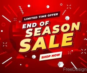 Sale special offer discount poster vector template 03