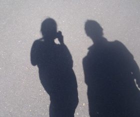 Shadows on the ground Stock Photo 06