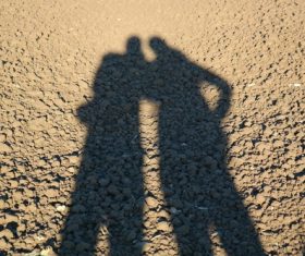 Shadows on the ground Stock Photo 08