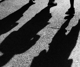 Shadows on the ground Stock Photo 10