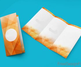 Simple Tri-Fold Brochure PSD Template