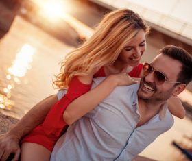 Stock Photo Valentines Day Lovely happy couple 02