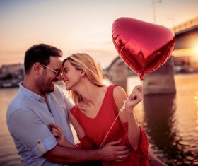 Stock Photo Valentines Day Lovely happy couple 04